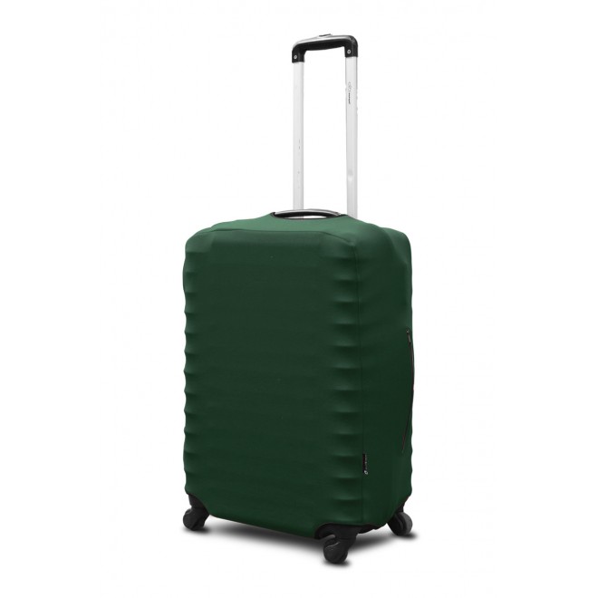 Чохол для валізи Coverbag неопрен M темно-зелений