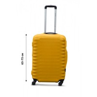 Чехол на чемодан  Coverbag дайвинг  L желтый