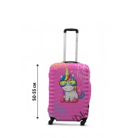 Чехол для чемодана Coverbag единорог S принт 0428 Чехол для чемодана Coverbag единорог S принт 0428