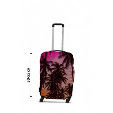 Чохол для валізи Coverbag захід сонця S принт 0431