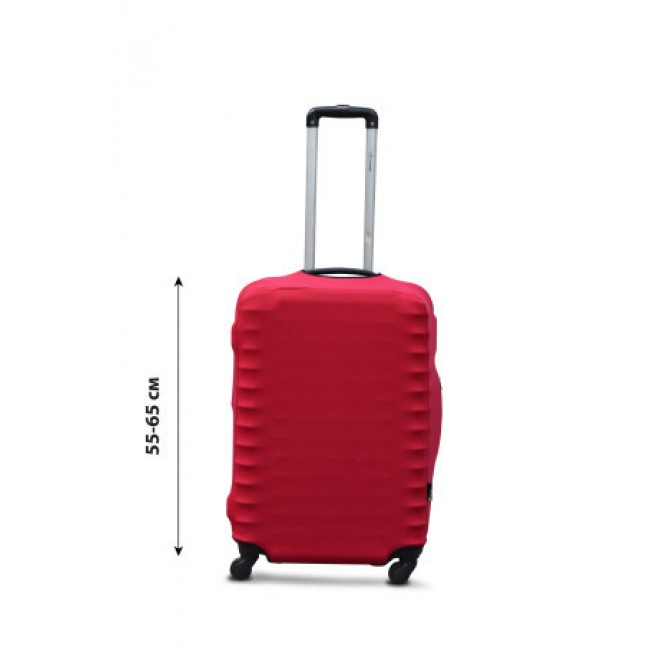 Чохол на валізу Coverbag дайвінг M червоний