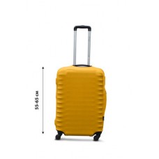 Чохол на валізу Coverbag дайвінг M жовтий