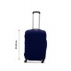 Чохол для валізки Coverbag дайвінг M синій