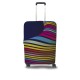 Чехол для чемодана Coverbag волны  M принт 0402