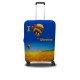 Чохол для валізки Coverbag я люблю Україну M принт 0403