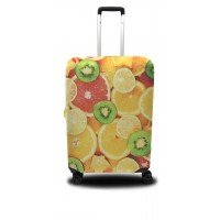 Чехол для чемодана Coverbag апельсины L принт 0407 Чехол для чемодана Coverbag апельсины L принт 0407