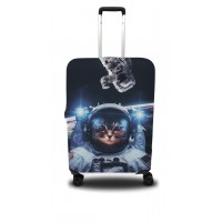 Чехол для чемодана Coverbag кот S принт 0411