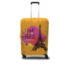 Чохол для валізи Coverbag Париж S принт 0414