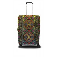 Чехол для чемодана Coverbag украинский орнамент M принт 0416