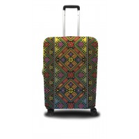 Чехол для чемодана Coverbag украинский орнамент L принт 0416