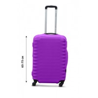 Чехол для чемодана  Coverbag дайвинг L сиреневый