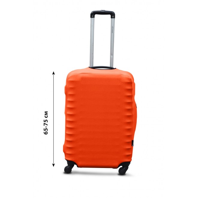 Чохол для валізи Coverbag дайвінг M помаранчевий