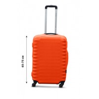 Чехол для чемодана Coverbag дайвинг L оранжевый Чехол для чемодана Coverbag дайвинг L оранжевый