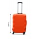 Чехол для чемодана  Coverbag дайвинг L оранжевый