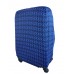 Чехол для чемодана  Coverbag  дайвинг  S ромбы голубые