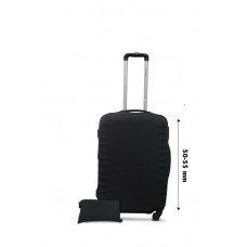 Чехол для чемодана Coverbag неопрен Strong S точки черные