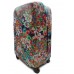 Чехол для чемодана Coverbag дайвинг S павлин разноцветный